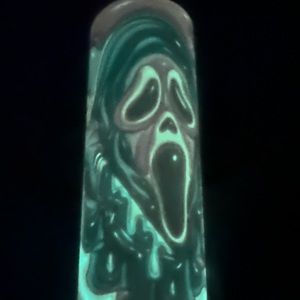 20 oz Glow in the dark Ghostface Tumbler.